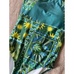 Farm Rio  Blue Printed One Piece Swimsuit Size Small Photo 3