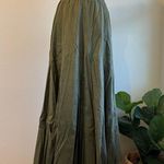 Coldwater Creek Green Moleskin Gored Midi Skirt Size Small NEW with tags Photo 1