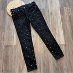 True Religion  halle rhinestone studded skinny jeans mid rise Photo 3
