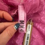 SKIMS Pink Lace Turtleneck Longsleeve Mini Dress  Photo 3