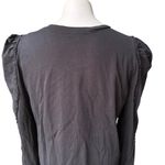 Generation Love  Jamie Ruffled Puff Long Sleeve Top in Black, Sz L Photo 9