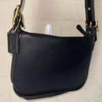 Coach purse Leather and Brass Flap Top Shoulder Bag vintage 1990s Patricia Photo 0