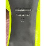 Balenciaga Cagole Mules in Fluo Yellow & Palladium 37 with box Womens Heels Photo 10