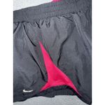Nike Running Shorts Women Large Two Tone Lined Swoosh Logo Athletic Workout Y2K Photo 8