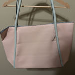 Victoria's Secret  Soft Pink and Light Gray Tote Photo 0
