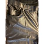 Abercrombie & Fitch Black Curve Love Vegan Leather 90s Straight Pant Size 22S Photo 11