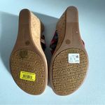 Alex Marie NWT  Benita cork wedges maio multi color tropical floral print 8.5 Photo 7