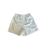 Modern Citizen  Women's Tan Paperbag High Rise Vegan Leather Shorts Size‎ Large Photo 2