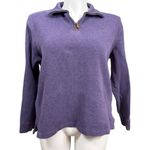 Polo Ralph Lauren Women’s Purple Quarter Zip Sweater Size Large Photo 0