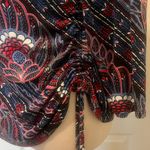 Ruby Rd . Women's Blouse - Navy and Red Floral Pattern Photo 4