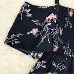 Torrid Navy Blue Floral Cold Shoulder Dress Off The Shoulder Smocked Size 1X Photo 3