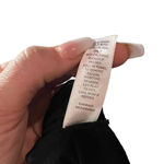 Valette Black Silk Jersey Scoop Neck Athletic Tank Top w/ Pocket Women's Small Photo 2