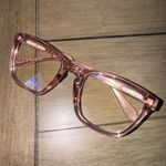 Quay Australia Hardwire Crystal Pink Frame Blue Light Crystal Clear Sunglasses Photo 5