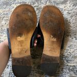 J.Crew  Navy Blue Leather Menorca Twist Knot Sandals Size 9 US Photo 4