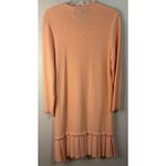 Vintage Steve Fabrikant Neiman Marcus Peach/Coral Wool Sweater Dress Size Medium Pink Photo 5