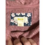 Maeve by Anthropologie Addie Ruffle Hacci Pullover Sweater Mauve Size Small Pink Photo 3