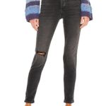 Free People Zuri distressed high waisted Mom Jean in Grey Dusty  Roads  Photo 4