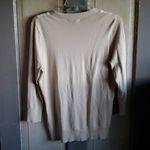 August Silk  Tan and White Lace Cardigan Photo 3