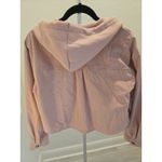 No Boundaries  Women's Juniors L Pink Corduroy Hooded Cropped Jacket Y2K Shacket Photo 5
