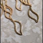 MIA Gold Teardrop Style Long Drop Earrings Photo 3