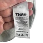 TNA Cozy Button Fleece Boyfriend Fit Button Down Shacket Jacket Gray Grey‎ Small Photo 6