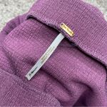 Free People  Angie Wrap Mini Skirt Medium Purple Elastic Waist Stretch Photo 4