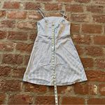 Kimchi Blue Small White & Blue Sundress Sleeveless Spaghetti Strap Mini Dress Photo 13