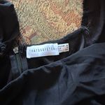 ThatsSoFetch That’s so Fetch Black Ruched Dress Photo 2