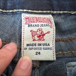 True Religion  Casey Blue Denim Skinny Jeans Size 24 EUC Photo 4