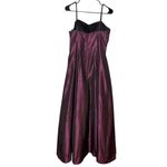 NWT Vintage Scott McClintock Bridesmaid Maxi dress glittering burgundy size 12 Photo 13