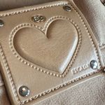 Escada Straight Leg Khaki Trousers Pants Tan Ruched Knees Size 38 Medium Women's Photo 12