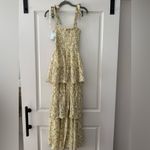 Hill House NWT  Elise Nap Dress Yellow Basketweave Vine Size XS Photo 1