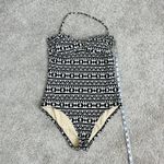 J.Crew  Black & white bandeau one piece swimsuit  Size 6 Photo 4