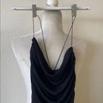 Oh Polly  - Best Behaviour Ruched Bodycon Midi Dress in Black Photo 4