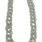 Sea Lily Silver Tone Wired Spring Necklace Jewelry Photo 0