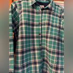 Orvis  Jacket Women's Medium Blue Plaid Snap Up Long Sleeve Pockets Cotton Photo 1