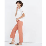 Madewell  Slim Emmett Wide-Leg Crop Pants in Sweet Dahlia Size 25‎ Photo 1