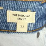 Madewell Momjean Shorts Flintwood Wash Size 23 High Rise Distressed Cotton Photo 8