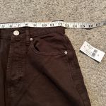 PacSun  brown dad jeans‎ high rumors button fly straight leg size 24 Photo 3