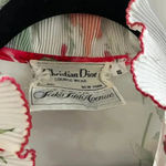 Christian Dior 135 Vintage Saks Fifth Avenue Floral Robe Size Small Photo 3