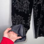 Vintage Academia Whimsigoth Rayon Silk Velvet Rose Mesh Double Lined Loose Pants Size M Photo 6