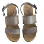 blowfish  Malibu Leather Strap Tan Platforms Size 6 EUC #CL-108 Photo 1