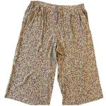 Torrid Women’s Plus 4 Cropped Wide Leg Pants Floral Print Lightweight Photo 2