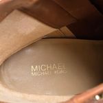 Michael Kors  Joanna Faux‎ Leather Platform Boot Bootie Luggage 10M NIB Photo 9