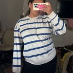 H&M Jockey sweatshirt striped sports style sweater top crewneck sweater top  Photo 1