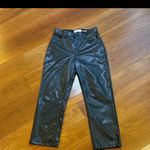 Abercrombie & Fitch Vegan Leather The 90’s Straight Pants size 28 Photo 8