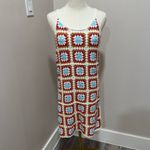 Willow and Wind Crochet Sundress Cotton‎ Blend Women’s S White Blue Pink Photo 2