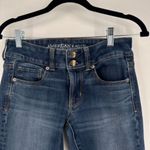 American Eagle Outfitters Women's Stretch Artist Cropped Jeans Blue Denim Size 4 Photo 5