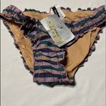 Madewell Second Wave Ruffled Plaid Bikini Bottom Size XXS NWT Photo 3