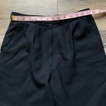 Giorgio Sant’ Angelo Pleated Black Wool Dress Pants 10 Photo 2